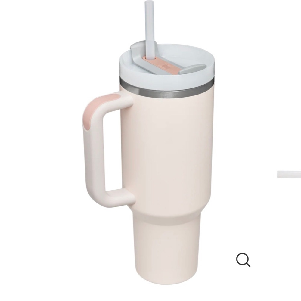 NWT! Stanley Quencher H2.0 Flowstate Tumbler 40 oz Rose Quartz - Picture 3 of 13